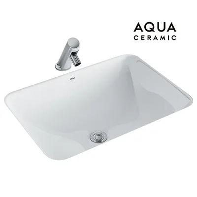 Chậu rửa mặt âm bàn đá chữ nhật Inax AL-2298V/BW1