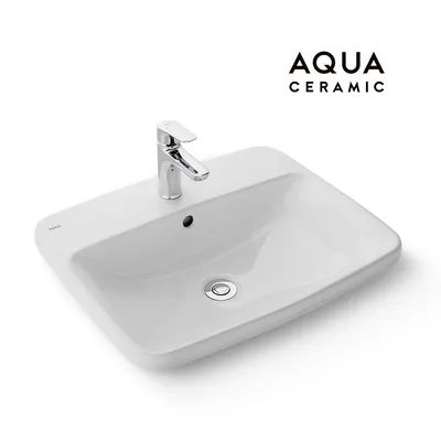 Chậu rửa mặt bàn đá dương vành Inax AL-2398VFC/BW1