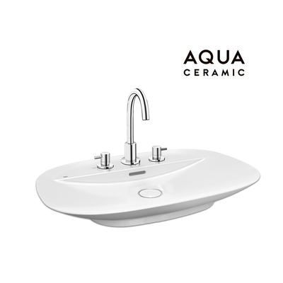 Chậu rửa mặt dương bàn đá 1 lỗ Inax AL-S640V(FC)