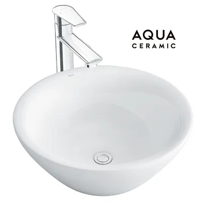 Chậu rửa mặt đặt bàn tròn Inax AL-445V/BW1