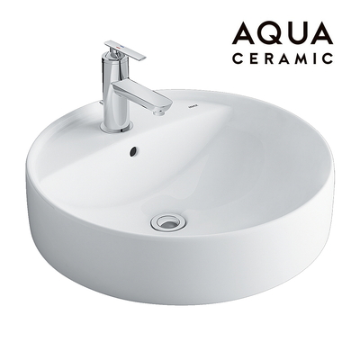 Chậu rửa mặt đặt bàn tròn 3 lỗ Inax AL-294V(EC)