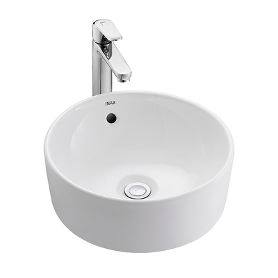 Chậu rửa mặt dương bàn tròn Inax L-295V 