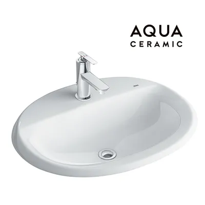 Chậu rửa mặt bàn đá dương vành Inax AL-2395VFC/BW1