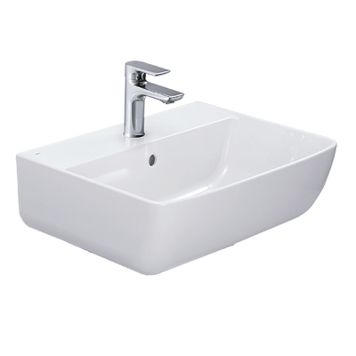 Chậu rửa mặt treo tường 3 lỗ Inax L-312VEC/BW1 không chân