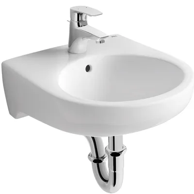 Chậu rửa mặt treo tường 3 lỗ Inax L-282VEC/BW1