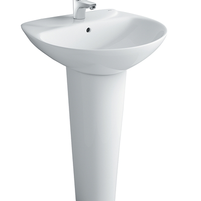 Chậu rửa mặt treo tường Chân dài Inax L-285V+L-288VD