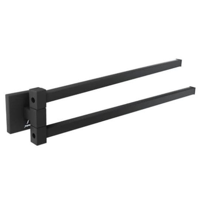 Giá treo khăn xoay Ấn Độ mạ đen mờ Jaquar AKP-BLM-35715PS
