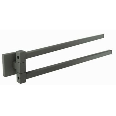 Giá treo khăn xoay Ấn Độ mạ than chì Jaquar AKP-GRF-35715PS