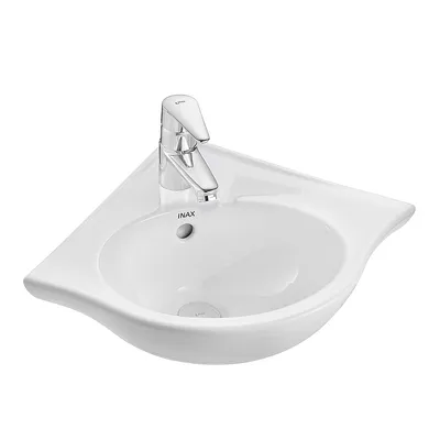 Lavabo chậu rửa mặt góc nhỏ đẹp Inax L-281V/BW1