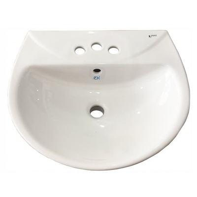 Chậu rửa mặt treo tường 3 lỗ Inax L-285VEC