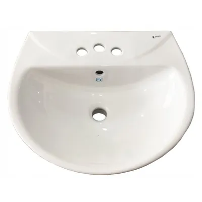 Chậu rửa mặt treo tường 3 lỗ Inax L-285VEC/BW1