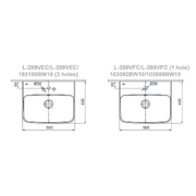 Chậu rửa mặt treo tường Inax L-289V