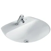 Chậu rửa mặt âm bàn đá 3 lỗ Inax AL-2094VEC/BW1