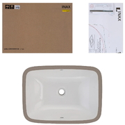 Chậu rửa mặt âm bàn đá chữ nhật Inax AL-2298V