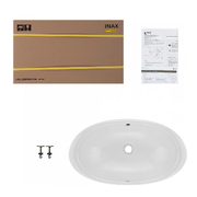 Chậu rửa mặt bàn đá ovan Inax L-465V