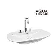 Chậu rửa mặt dương bàn đá 1 lỗ Inax AL-S640VFC/BW1