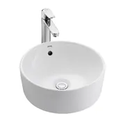 Chậu rửa mặt dương bàn tròn Inax AL-295V/BW1