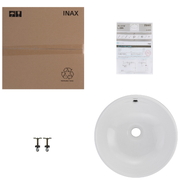 Chậu rửa mặt dương bàn tròn Inax AL-295V