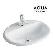 Chậu rửa mặt dương vành Inax L-2395VEC/BW1