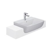 Chậu Rửa Mặt Lavabo Bán Âm Inax 3 lỗ AL-345V(EC)