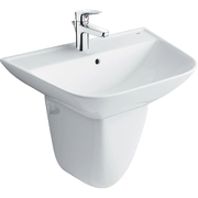 Chậu rửa mặt treo tường chân lửng Inax L-297V+L-297VC