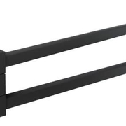 Giá treo khăn xoay Ấn Độ mạ đen mờ Jaquar AKP-BLM-35715PS