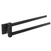 Giá treo khăn xoay Ấn Độ mạ đen mờ Jaquar AKP-BLM-35715PS