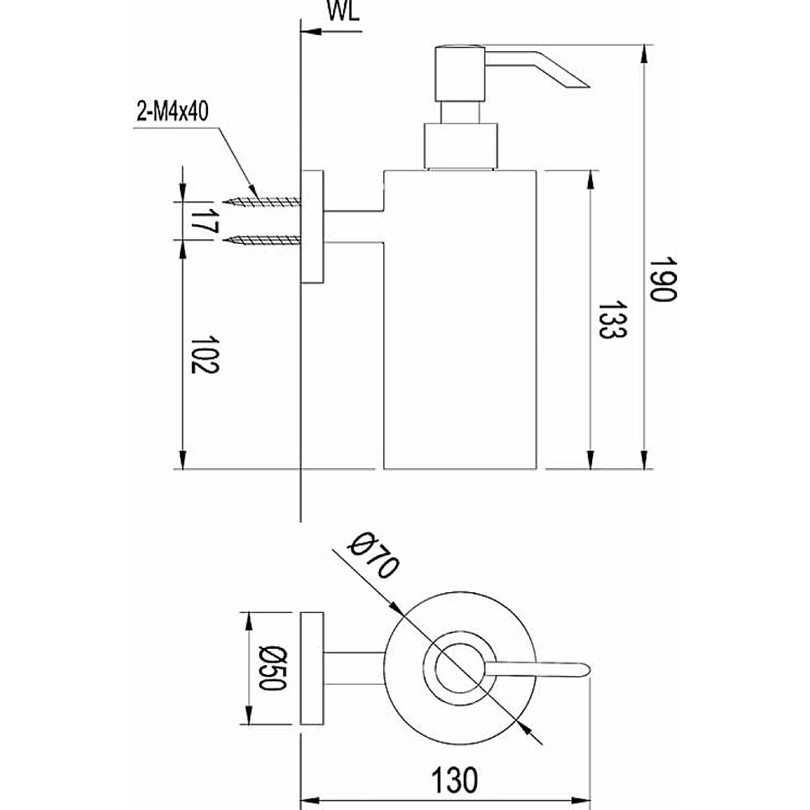 Hộp xà phòng nước Inax KFV-25AY
