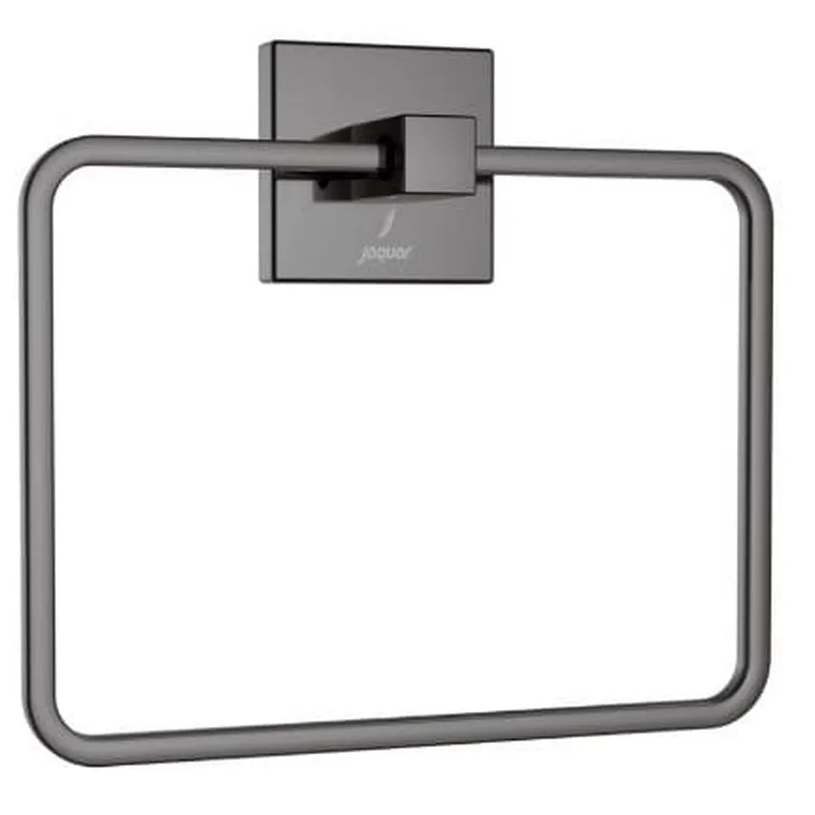Vòng treo khăn mạ đen chrome Ấn Độ Jaquar AKP-BCH-35721P