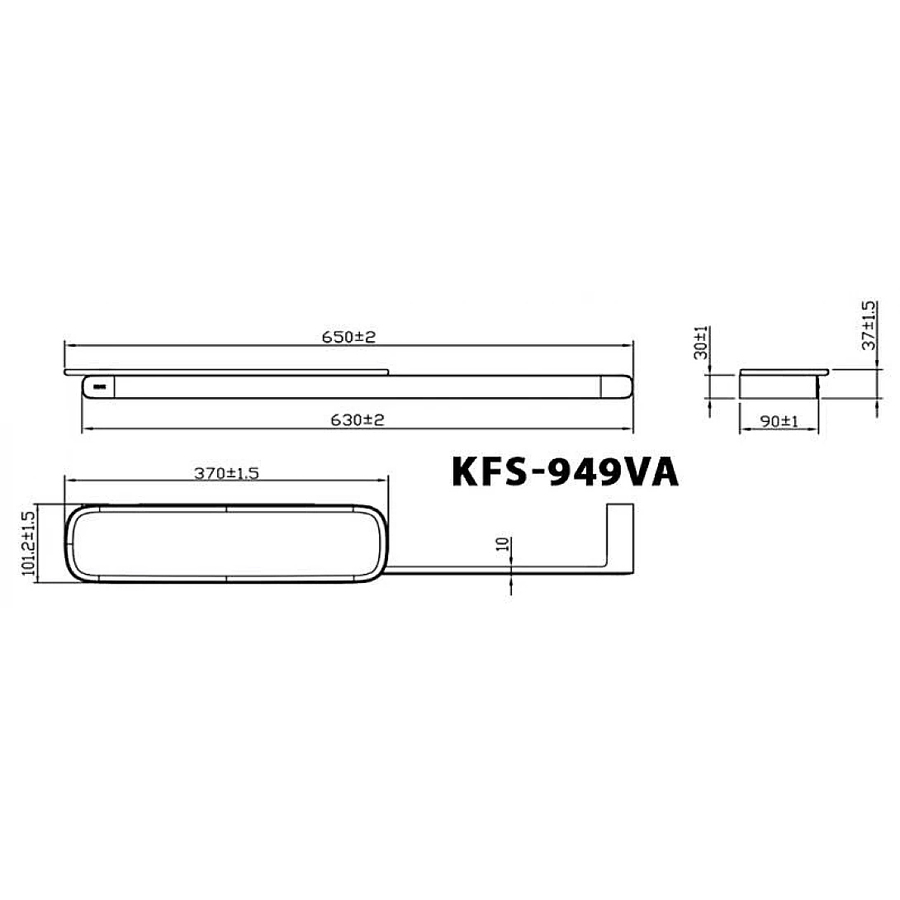 Kệ chân gương Inax KFS-949VA
