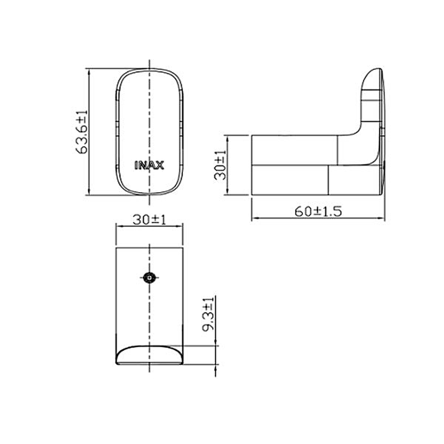 Móc áo đơn Inax KFS-941V