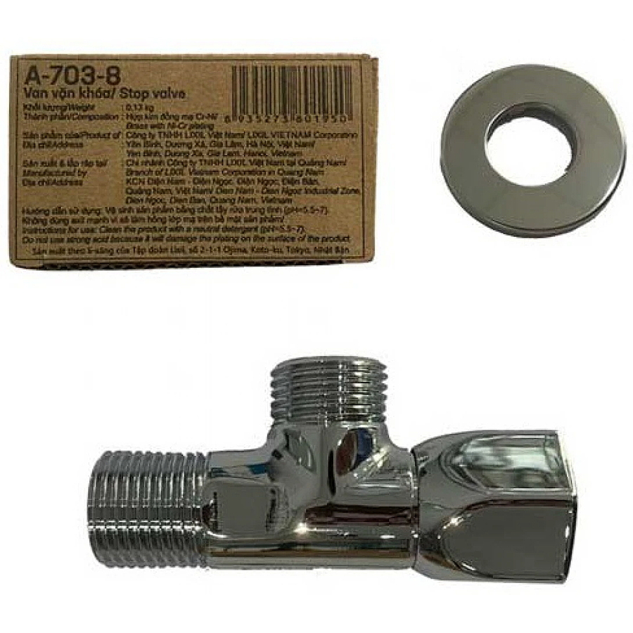 Van khóa nước 1 đầu Inax A-703-8