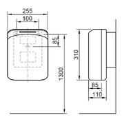 Máy sấy tay cảm ứng Inax KS-370