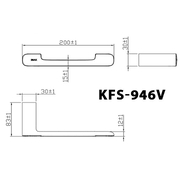 Móc giấy vệ sinh đơn Inax KFS-946V