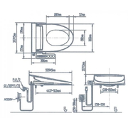 Nắp bàn cầu điện tử thông minh Inax CW-H20VN