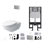 Két nước âm tường bồn cầu treo tường Inax AC-23PVN PK-AC23