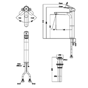 Vòi Chậu Rửa Mặt 1 Chân Cao Inax LFV-1402SH