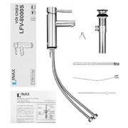 Vòi Chậu Rửa Mặt 1 Lỗ Nóng Lạnh Inax LFV-8000S