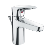 Vòi Chậu Rửa Mặt 1 Lỗ Thấp Nóng Lạnh Inax LFV-2002S