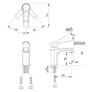Vòi Chậu Rửa Mặt INAX LFV-312S