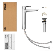 Vòi Chậu Rửa Mặt Nóng Lanh 1 Chân Cao Inax LFV-652SH (S600)