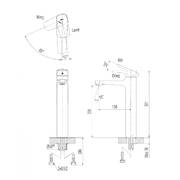 Vòi Chậu Rửa Mặt Thân Cao Inax LFV-5000SH