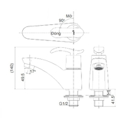 Vòi rửa nước lạnh Inax LFV-11A