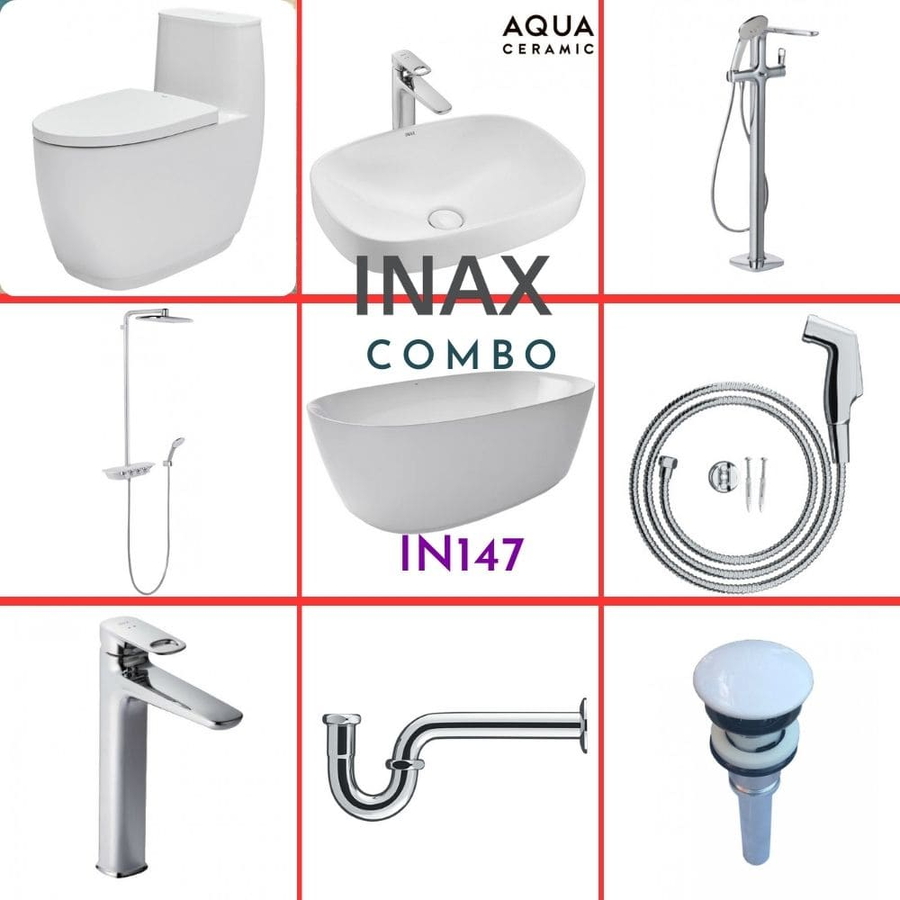 Combo thiết bị vệ sinh Inax IN147 S600 (9128)