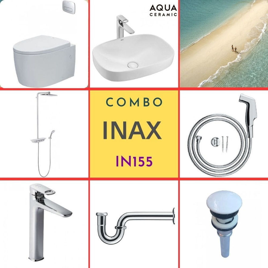 Combo thiết bị vệ sinh Inax IN155 S600 (7139)