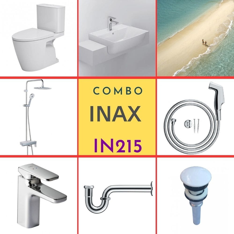 Combo thiết bị vệ sinh Inax IN215 S24 (7082)