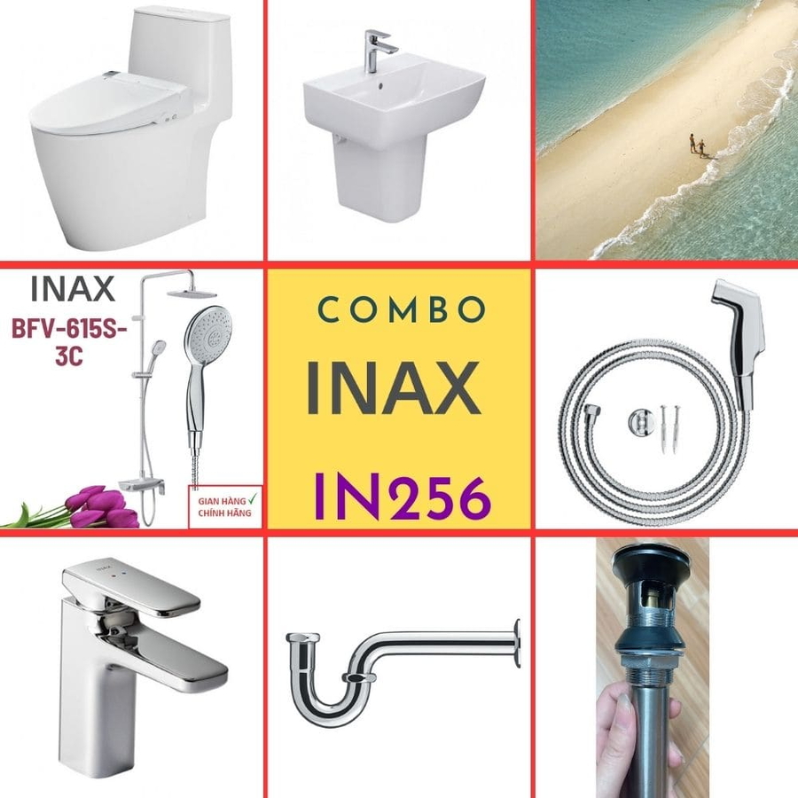 Combo thiết bị vệ sinh Inax IN256 S24 (7043)