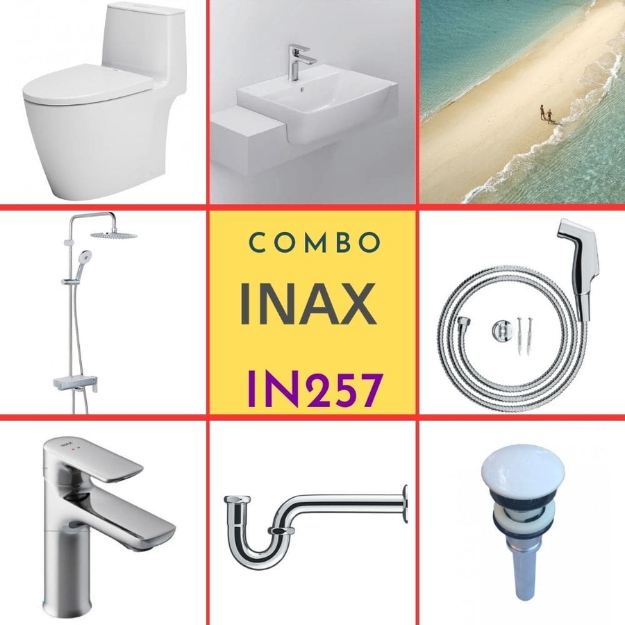 Combo thiết bị vệ sinh Inax IN257 S24 (7042)