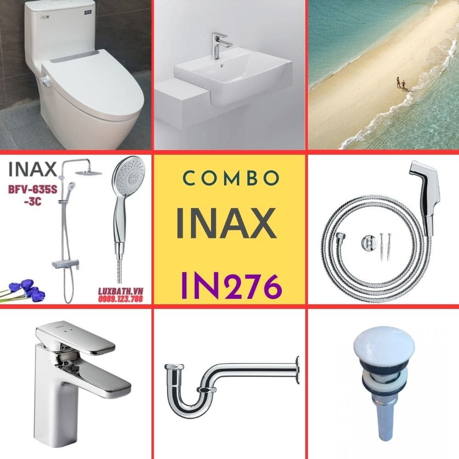 Combo thiết bị vệ sinh Inax IN276 S24 (7023)