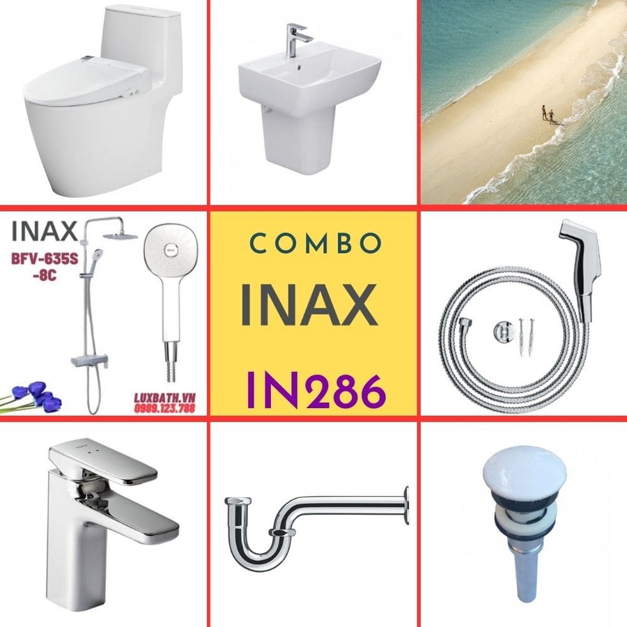 Combo thiết bị vệ sinh Inax IN286 S24 (7013)